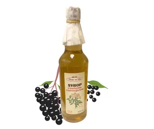 Syrop z kwiatów czarnego bzu 500 ml Prosto ze Wsi - Syropy i koncentraty owocowe - miniaturka - grafika 1
