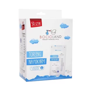 Bocioland Woreczki do przechowywania pokarmu 200ml - Akcesoria do karmienia - miniaturka - grafika 1