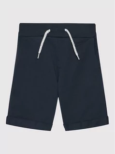 Spodnie i spodenki dla dziewczynek - Name it Szorty sportowe 13201050 Granatowy Regular Fit - grafika 1