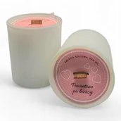 Świece - 2 x Świeca Sojowa biały mat ręcznie robiona 230 ml Powietrze po burzy - miniaturka - grafika 1