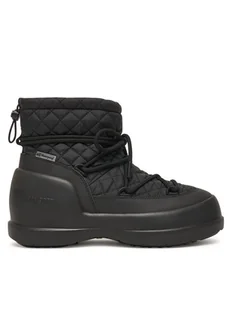 Moon Boot Śniegowce Mb Mezzaluna Quilted Mid Wp 80D2500020 Czarny - Śniegowce damskie - miniaturka - grafika 1