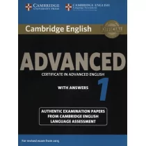 Cambridge English Advanced 1 for Revised Exam from 2015 Student's Book with Answers - Cambridge University Press - Książki do nauki języka angielskiego - miniaturka - grafika 1