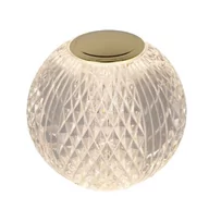 Lampy stojące - Cintra D9 lampa stołowa 1xLED/1,5W złota/transparentna 13599/01/60 - miniaturka - grafika 1