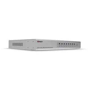 Lindy 39526 przełącznik KVM Możliwości montowania w stelażu Srebrny - Przełączniki KVM - miniaturka - grafika 1