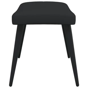 Lumarko Fotel z podnóżkiem, czarny, obity tkaniną - Fotele - miniaturka - grafika 10