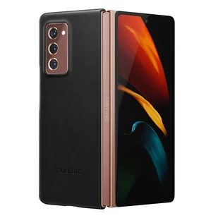 Samsung Leather Cover do Galaxy Fold2 czarny - Etui i futerały do telefonów - miniaturka - grafika 2