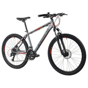 Rower górski MTB INDIANA X-Pulser 3.6 M17 26 cali męski Grafitowo-czerwony - Rowery - miniaturka - grafika 1