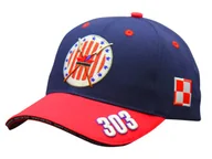 Czapki i chusty sportowe męskie - Granatowo - Czerwona Czapka Z Daszkiem Dywizjon 303. Wersja Dla Najmłodszych Dla Dzieci - miniaturka - grafika 1