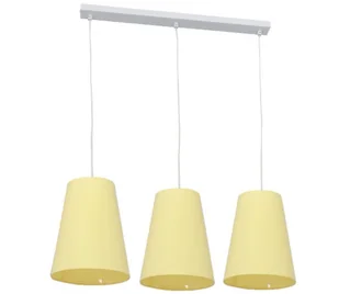 Żyrandol na lince PINIO 3xE27/60W/230V żółty - Lampy sufitowe - miniaturka - grafika 1