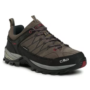 CMP Trekkingi Rigel Low Trekking Shoes Wp 3Q13247 Torba/Antracite 02PD - Buty trekkingowe męskie - miniaturka - grafika 1