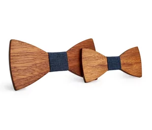Drewniane muszki TATA+SYN S61 - Krawaty i muchy męskie - miniaturka - grafika 1