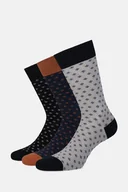 Skarpetki męskie - Zestaw 3 Par Skarpet we Wzór - miniaturka - grafika 1