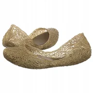 Baleriny - Buty Damskie Melissa Campana Flow 32984 Złote - miniaturka - grafika 1