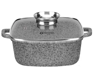 Edel Hoff BRYTFANNA GARNEK MARMUROWY 2.8L 20cm STONETEC [EH-7676] EH-7676 - Garnki - miniaturka - grafika 1