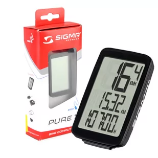 Sigma Sport Sigma Licznik Rowerowy Pure 1 Czarny 03100 - Liczniki rowerowe - miniaturka - grafika 1