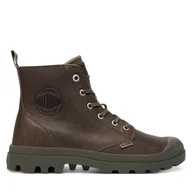 Botki damskie - Trapery Palladium Pampa Zip Lth Ess 76888-308-M Zielony - miniaturka - grafika 1