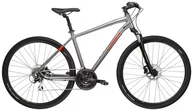 Rowery - Rower crossowy męski Kross Evado 4.0 M 28 L(21") grafitowy/czerwony - miniaturka - grafika 1