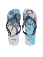 Klapki i japonki męskie - Havaianas Japonki 41413483498 Szary - miniaturka - grafika 1