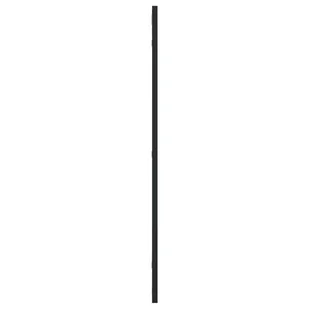 Lustro ścienne, czarne, 50x80 cm, prostokątne, żelazo  Lumarko! - Lustra - miniaturka - grafika 5