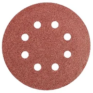 Materiały ścierne - Graphite, Krążki ścierne 125 mm, K60, 5 szt., z 8 otworami - miniaturka - grafika 1