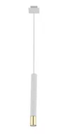 Lampy sufitowe - Sigma Sopel Grand lampa wisząca 1-punktowa biała/złota 33386 - miniaturka - grafika 1