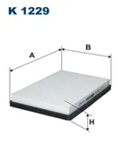 Filtry kabinowe - FILTRON Filtr kabinowy K1229 - miniaturka - grafika 1