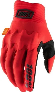 100% Rękawiczki 100% COGNITO Glove red black roz. S długość dłoni 181-187 mm NEW - Rękawiczki rowerowe - miniaturka - grafika 1