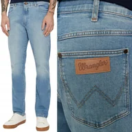 Spodnie męskie - Wrangler LARSTON Clever FREE TO STRETCH DOPASOWANE SPODNIE JEANSOWE W29 L32 - miniaturka - grafika 1