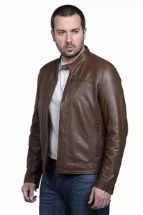 Męska kurtka skórzana PABLO (2XL) - David Ryan - Kurtki męskie - miniaturka - grafika 1