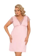 Piżamy ciążowe - Koszulka Celine Plus Power Pink Powder Pink (Rozmiar 48) - miniaturka - grafika 1