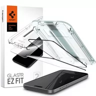 Szkła hartowane na telefon - Spigen Glas.tr 'ez fit' 2-pack do iPhone 15 Plus black - darmowy odbiór w 22 miastach i bezpłatny zwrot Paczkomatem aż do 15 dni - miniaturka - grafika 1