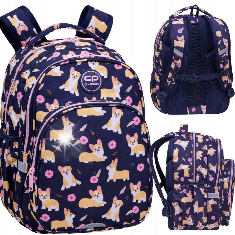 Coolpack Base Plus Plecak Szkolny Młodzieżowy Elisabeth Piesek F027933