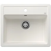 Zlewozmywaki - Zlewozmywak granitowy BLANCO Legra 6 Silgranit Delikatny biały 527086 - miniaturka - grafika 1