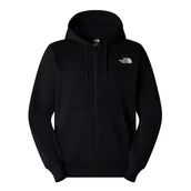 Bluzy męskie - Bluza The North Face Simple Dome Full Zip 0A89FDJK31 - czarna - miniaturka - grafika 1