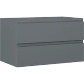 Szafki łazienkowe - Mexen Orio szafka łazienkowa podumywalkowa 80 cm, 2 szuflady, grafit mat - 91A10-08047-2-BFF66 - miniaturka - grafika 1