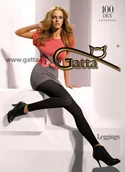Legginsy - Leginsy Gatta Leggins 100den Nero (Rozmiar 4) - miniaturka - grafika 1