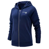 Bluzy sportowe damskie - Bluza New Balance WJ03806PGM - granatowa - miniaturka - grafika 1