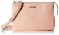 Torebki damskie - CK MUST EW DBL CMPT CROSSBODY, brązowy - miniaturka - grafika 1