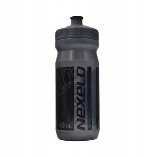 Bidon rowerowy na wodę 600ml NEXELO szary transparentny do roweru - Shakery i bidony sportowe - miniaturka - grafika 1