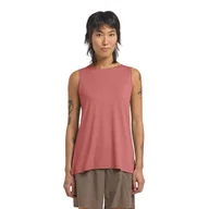 Koszulki i topy damskie - Damski top Jack Wolfskin TRAVEL TOP W mineral red heather - XS - miniaturka - grafika 1