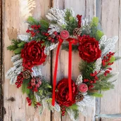 Ozdoby bożonarodzeniowe - Wianek świąteczny - miniaturka - grafika 1