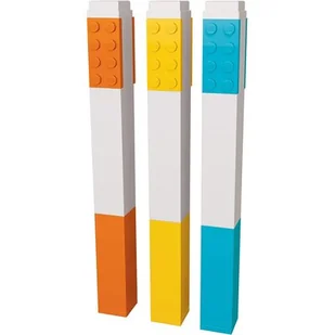 LEGO Zestaw 3 kolorowych zakreślaczy - Przybory szkolne - miniaturka - grafika 1