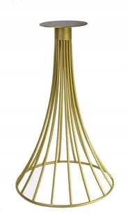 Noga metalowa, złota podstawa do stołu 60 cm stół - Meble modułowe i akcesoria - miniaturka - grafika 1