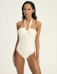 Strój plażowy jednoczęściowy Truffle Esotiq kremowy L/75D - Stroje kąpielowe - miniaturka - grafika 1