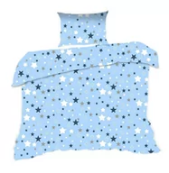 Pościel dla dzieci - Pościel 90x120 gwiazdki niebieska Kids z poszewką 40x60 - miniaturka - grafika 1