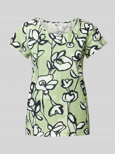T-shirt o kroju regular fit z czystej bawełny - Koszulki i topy damskie - miniaturka - grafika 1