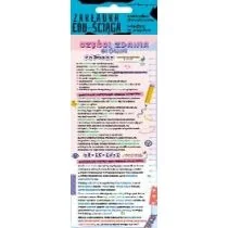 Zakładka edu-ściąga. Części zdania - Zakładki do książek - miniaturka - grafika 1