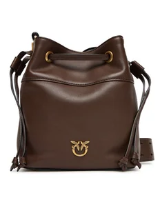 PINKO Torebka Secchiello Mini Al 25-26 104303 A0QO Brązowy - Torebki damskie - miniaturka - grafika 1