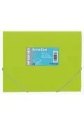 Teczka skrzydłowa z gumką jasny zielony - Teczki i skoroszyty - miniaturka - grafika 1