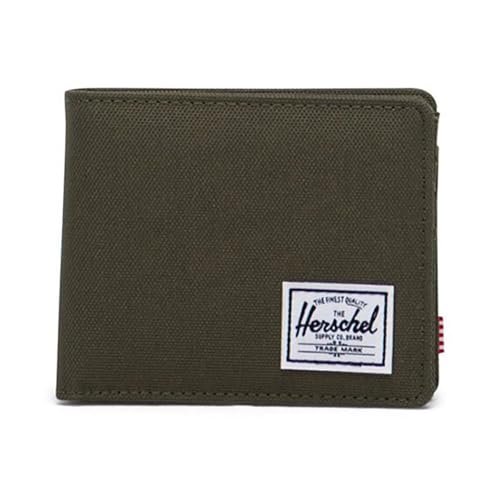 Herschel Zielony portfel Roy Coin RFID Unisex, Zielony, Talla única, Casual